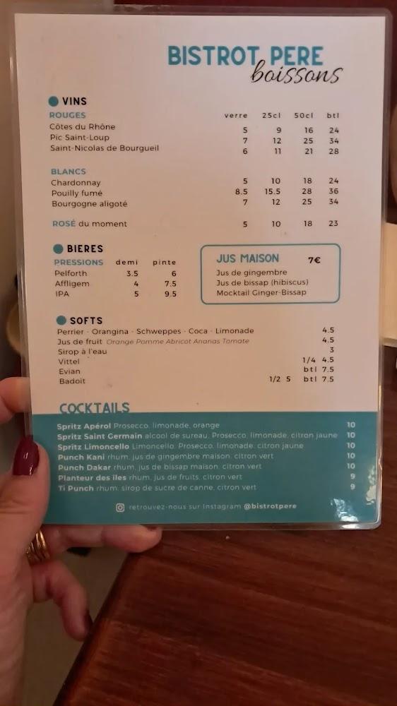 Bistrot Père - Menu Image 3