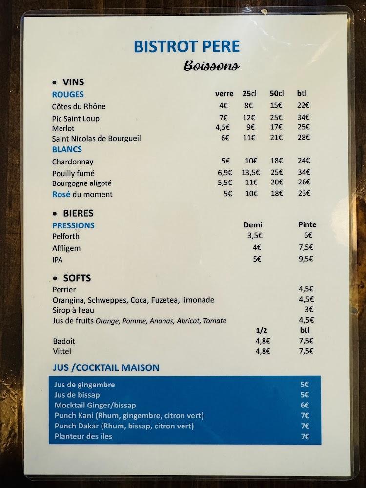 Bistrot Père - Menu Image 4